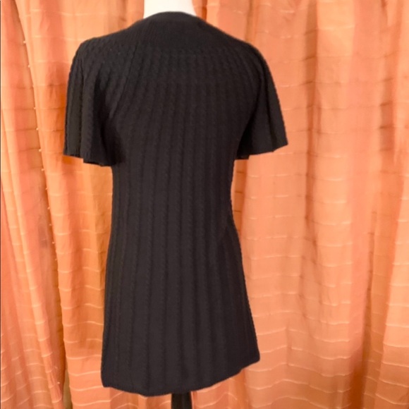 Dress-Black knit, sweater dress, cotton blend, Style & Co. Petite Small - Picture 6 of 11